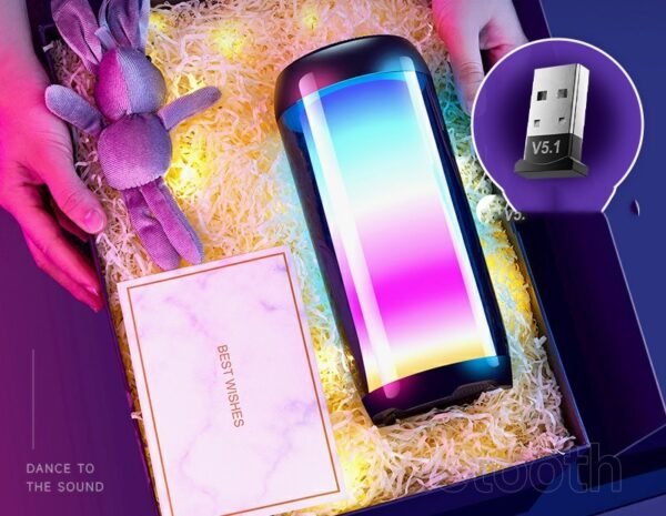 Atmospheric Ambient Light Gaming House Desktop Computer Romantic Room Smart Bluetooth Speaker - Image 5