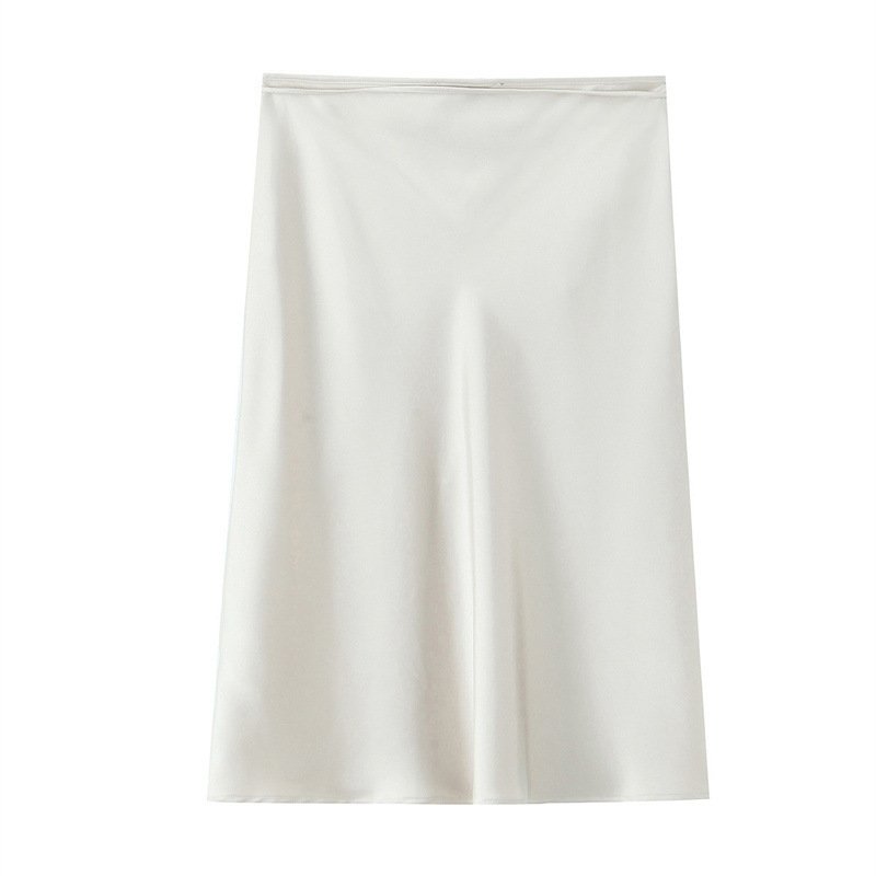 High Waist A- Line Skirt Women's Slimming Large Hem Umbrella Skirt - Image 2