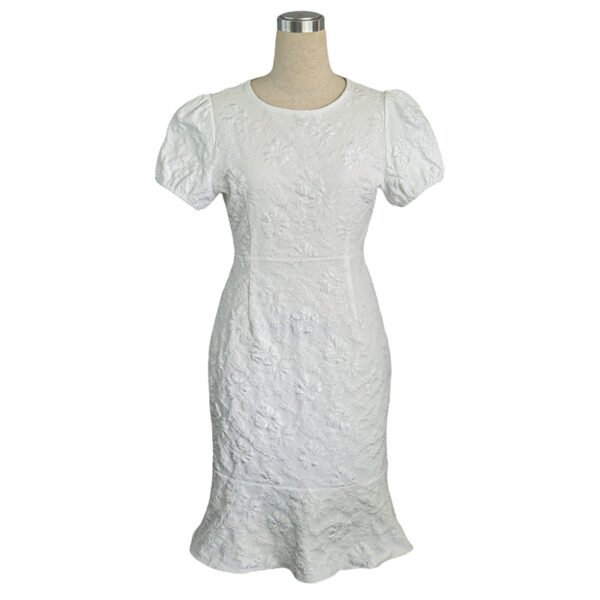 Women's Floral Jacquard Dress - Image 5