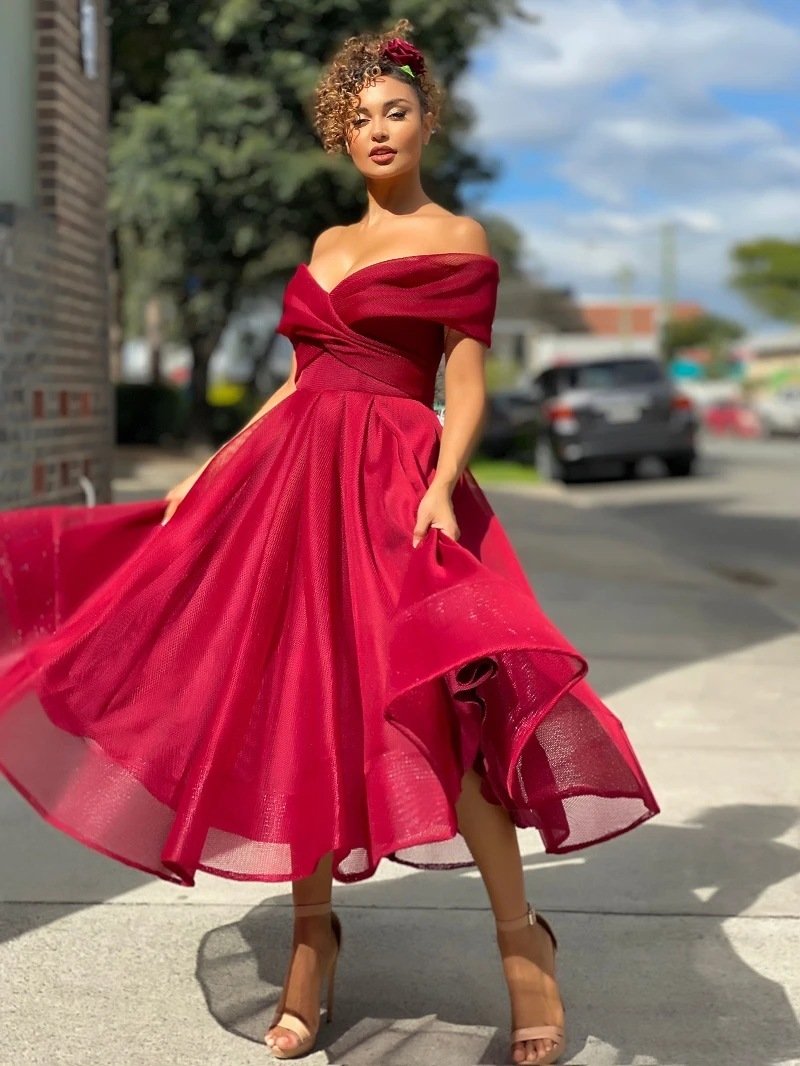 Womens Solid Casual Party Night Dress - Image 5