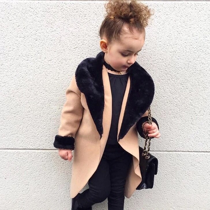 Coat Western fur collar coat - Image 3