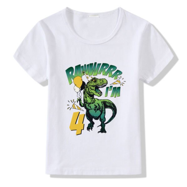 Children's T-shirt Numbers 1-9 Birthday T-shirt - Image 9
