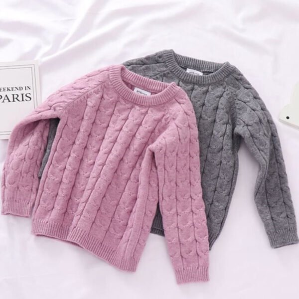 Kids Sweaters Baby Boy Girl Winter knit Sweater Pants - Image 7