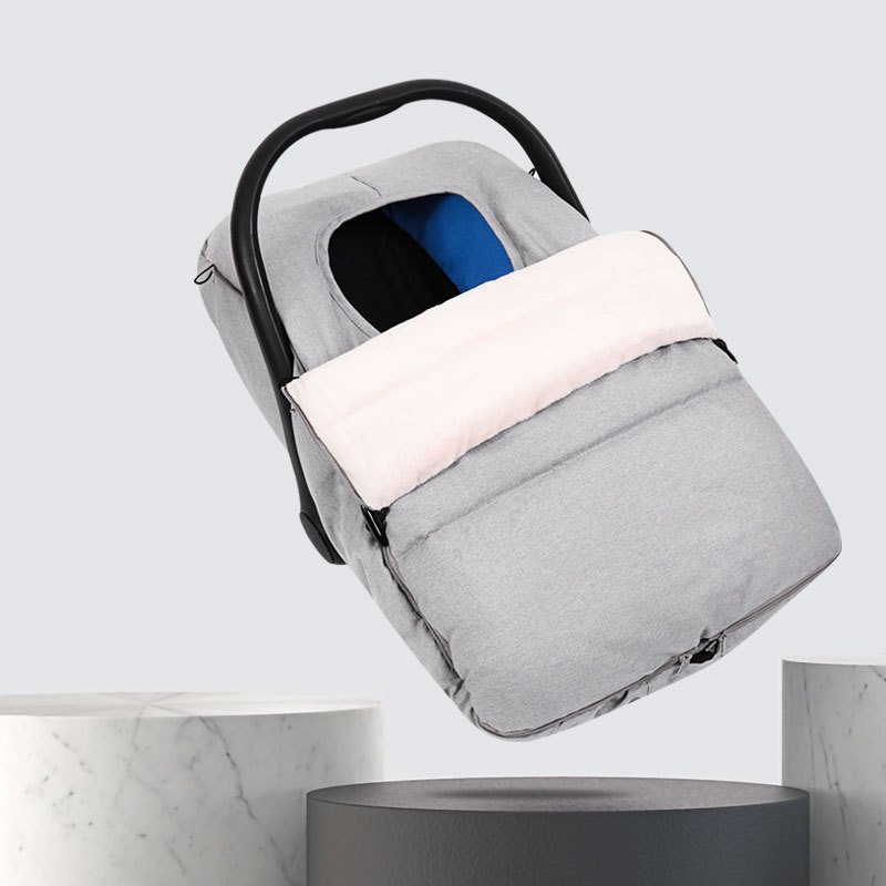 Infant Canopy Style Bunting Bag Car Seats and Strollers - Image 2