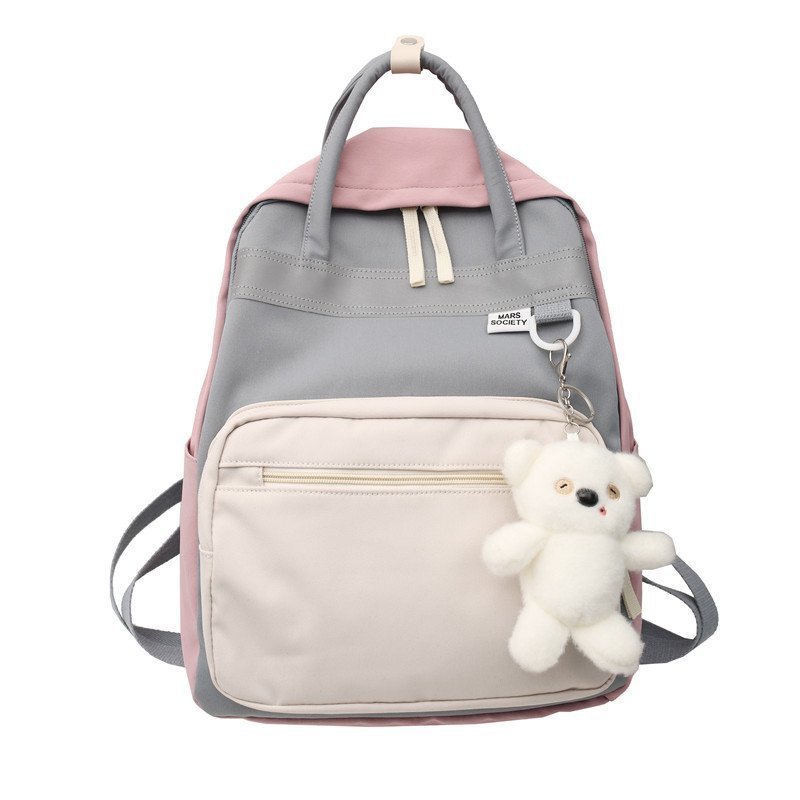 High School University Soft Girl Backpack - Image 2