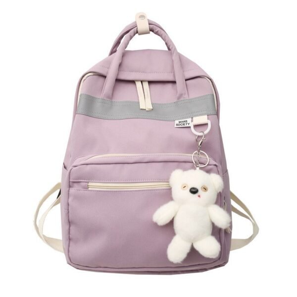 High School University Soft Girl Backpack - Image 5