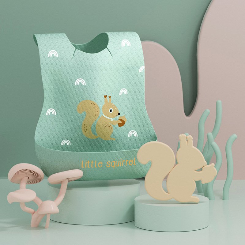 Baby Eating Absorbent Children Wash-free Disposable Bib - Image 5