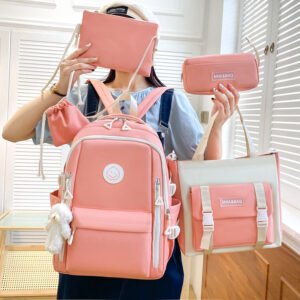 Girl's Fashion Large Capacity Simple Backpack
