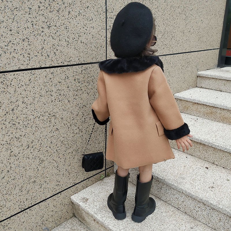 Coat Western fur collar coat - Image 5