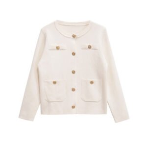 Women's Fashionable All-matching Simple Knitting Coat