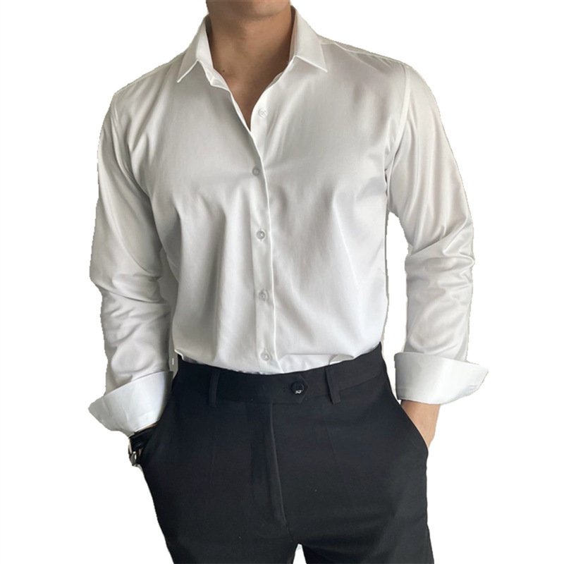 Men's Spring And Summer Leisure Korean Slim Fit Shirt - Image 6