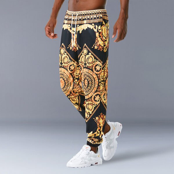 Printed jogging pants casual pants - Image 4