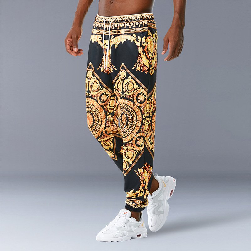 Printed jogging pants casual pants - Image 4