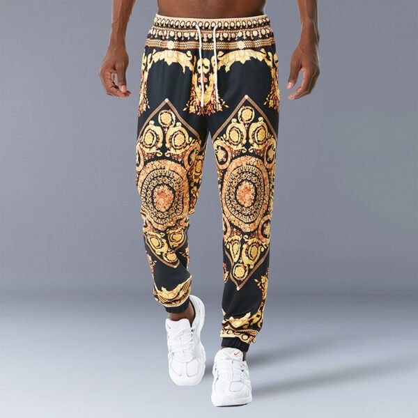 Printed jogging pants casual pants - Image 2