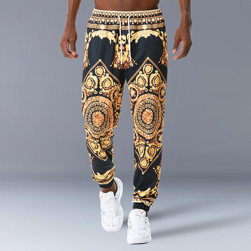 Printed jogging pants casual pants - Image 2
