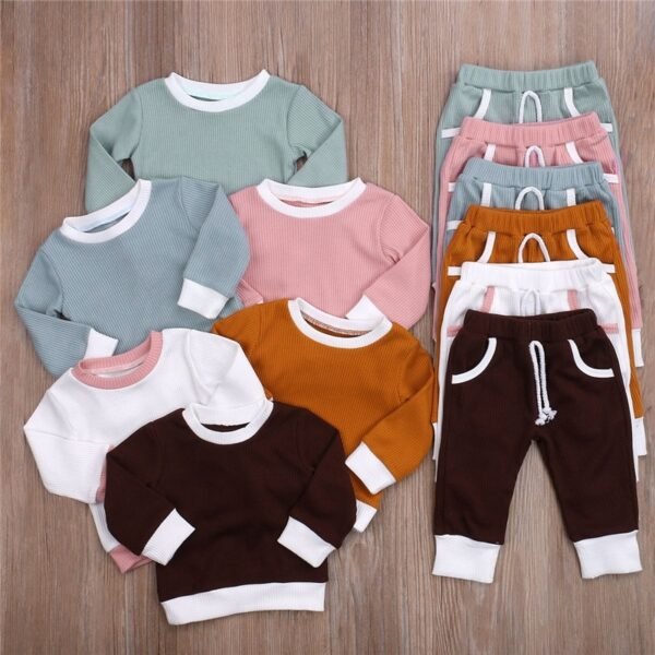 jacket For Girl Clothes Tops+Pants Girls Kids Boy Dress - Image 2
