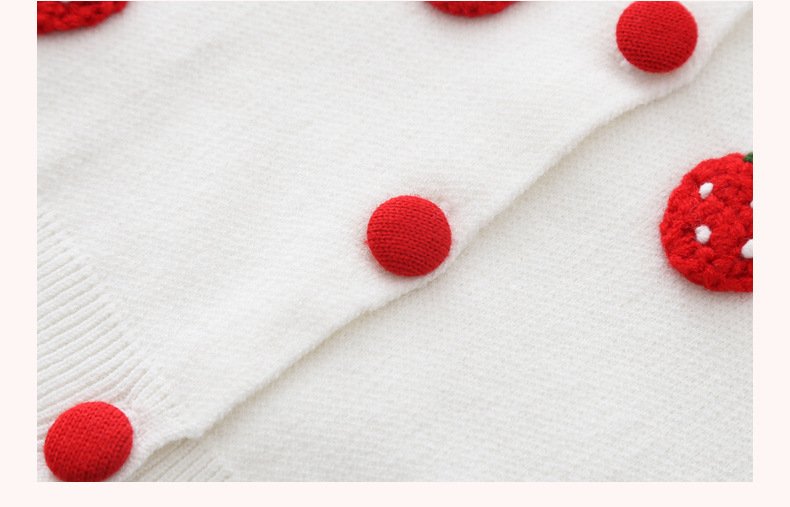 Two-piece Baby Girl Mink Wool Sweater Dress - Image 5