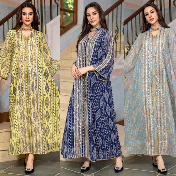 Women's Fashion Dress Dubai Robe - Image 2