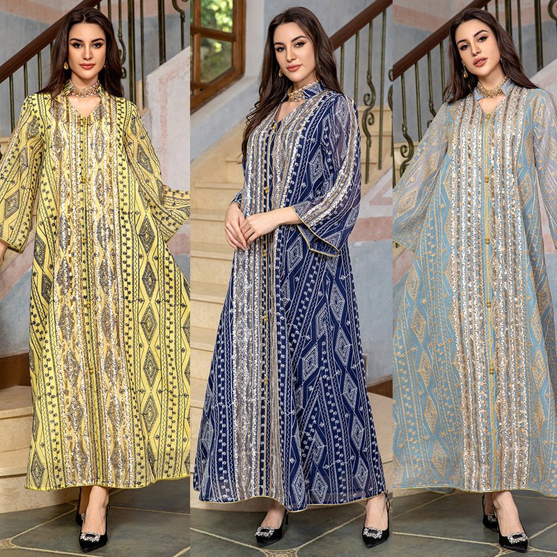 Women's Fashion Dress Dubai Robe - Image 2