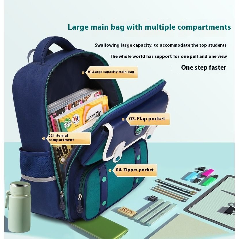 British Style Children's Schoolbag Primary School - Image 10