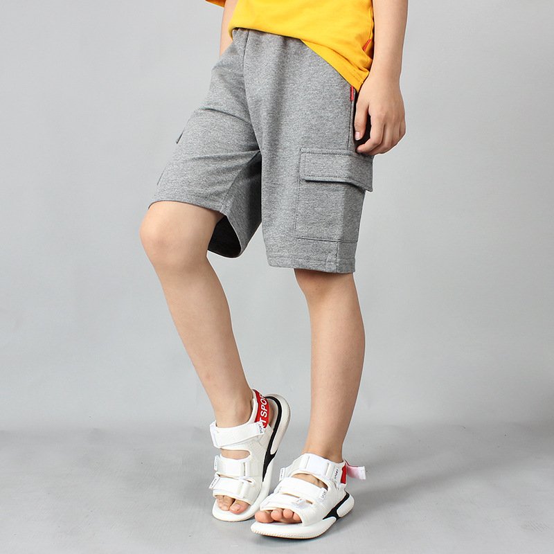 Summer New Boys' Cotton Casual Overalls Shorts - Image 3