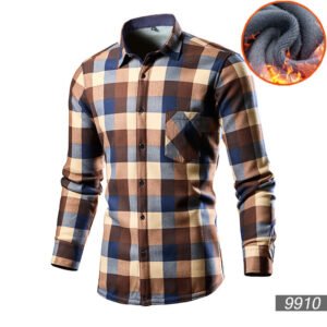 Men's Trendy Fleece-lined Thick Warm Trendy Shirt