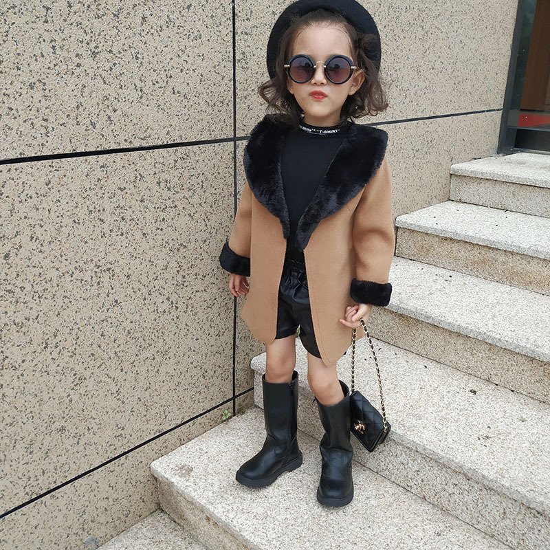 Coat Western fur collar coat - Image 4