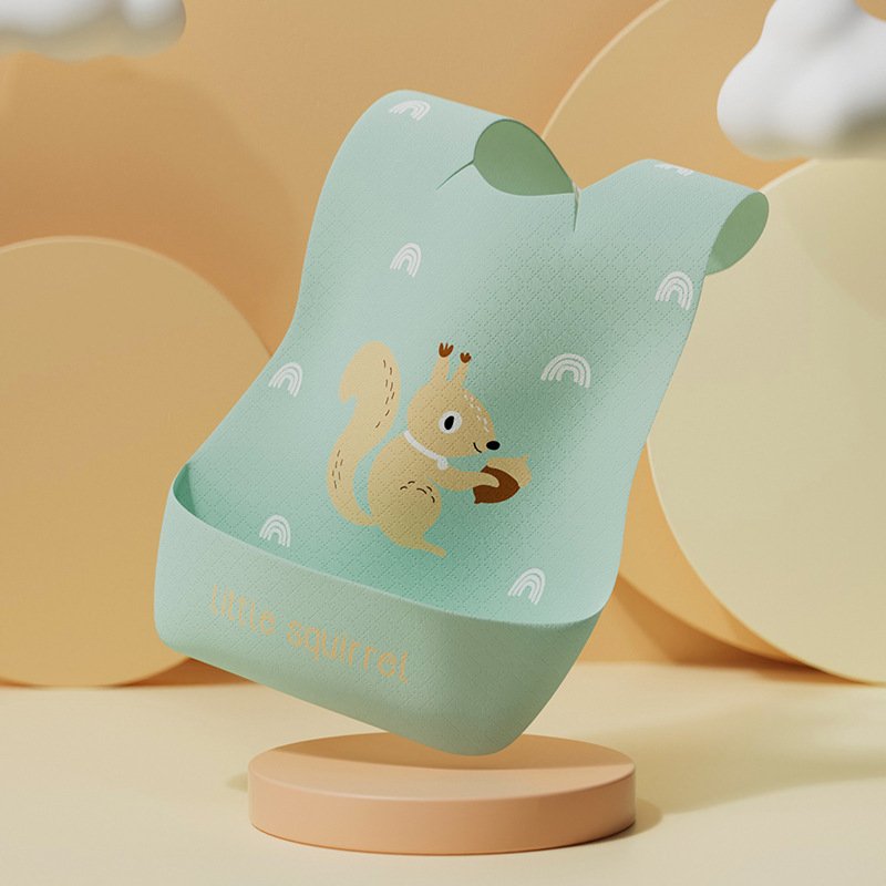 Baby Eating Absorbent Children Wash-free Disposable Bib - Image 2