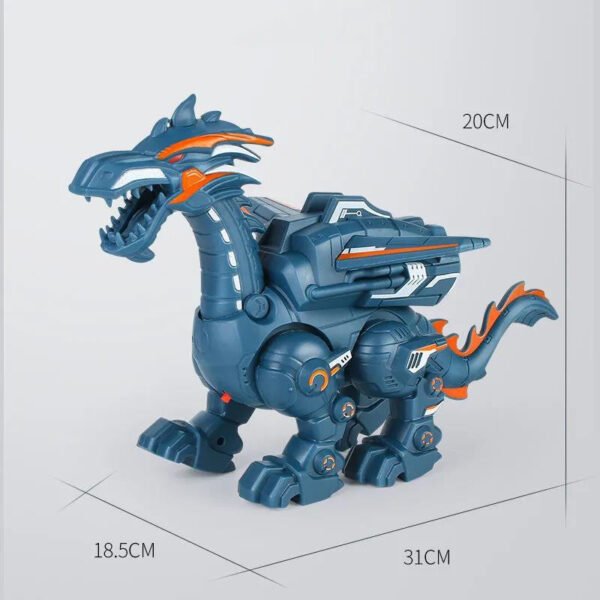 Electric Spray Mechanical Dinosaur Toy Model Multifunctional Sound And Light Toy - Image 3