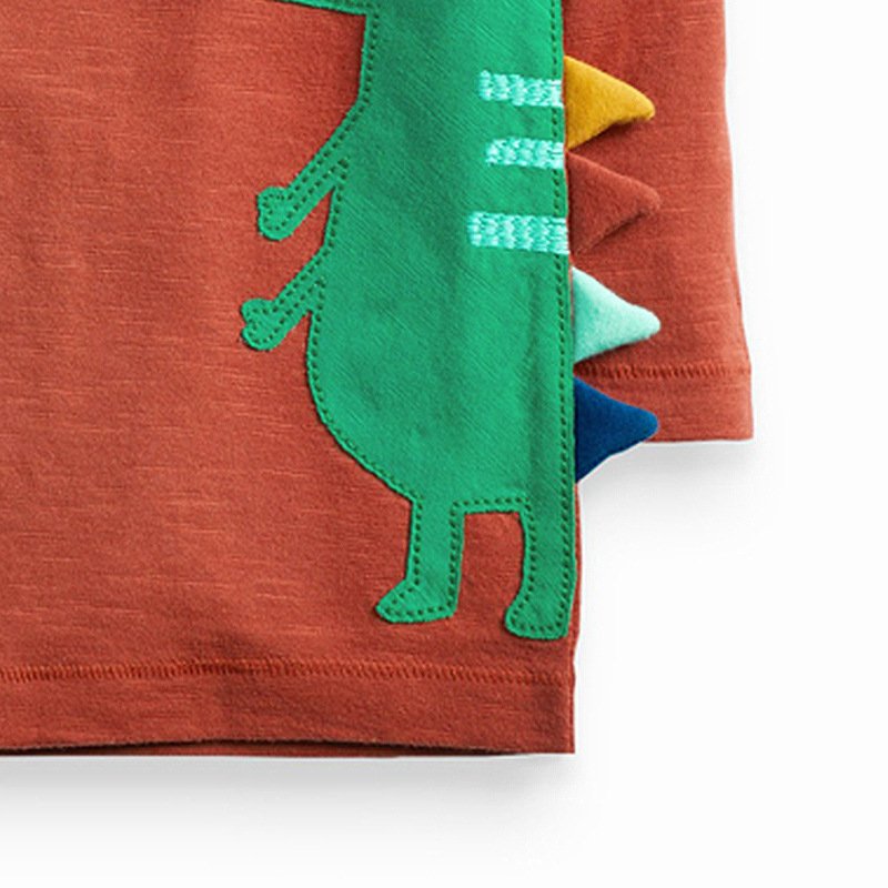 Knitted cotton boy t-shirt - Image 4