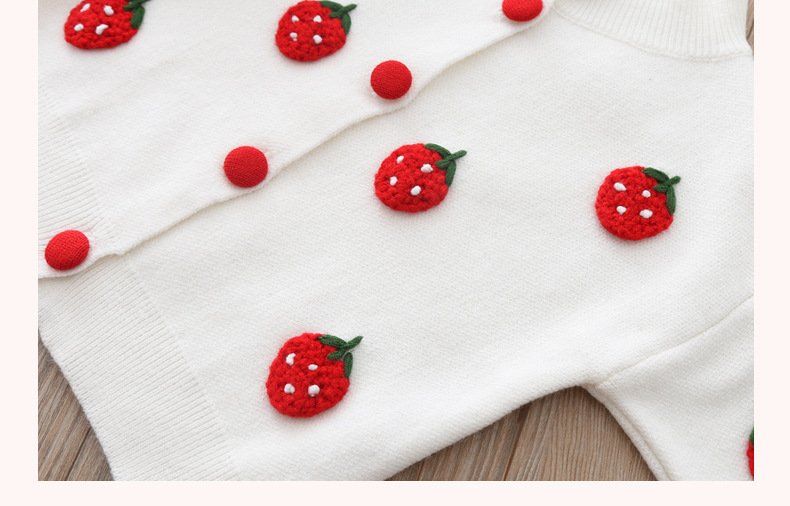 Two-piece Baby Girl Mink Wool Sweater Dress - Image 2