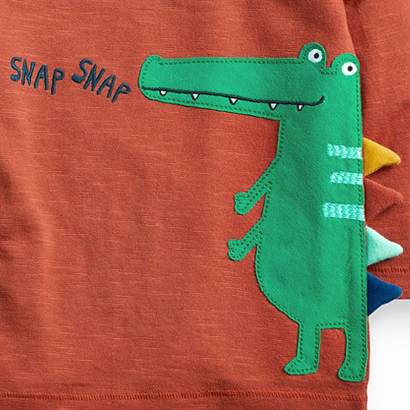 Knitted cotton boy t-shirt - Image 5