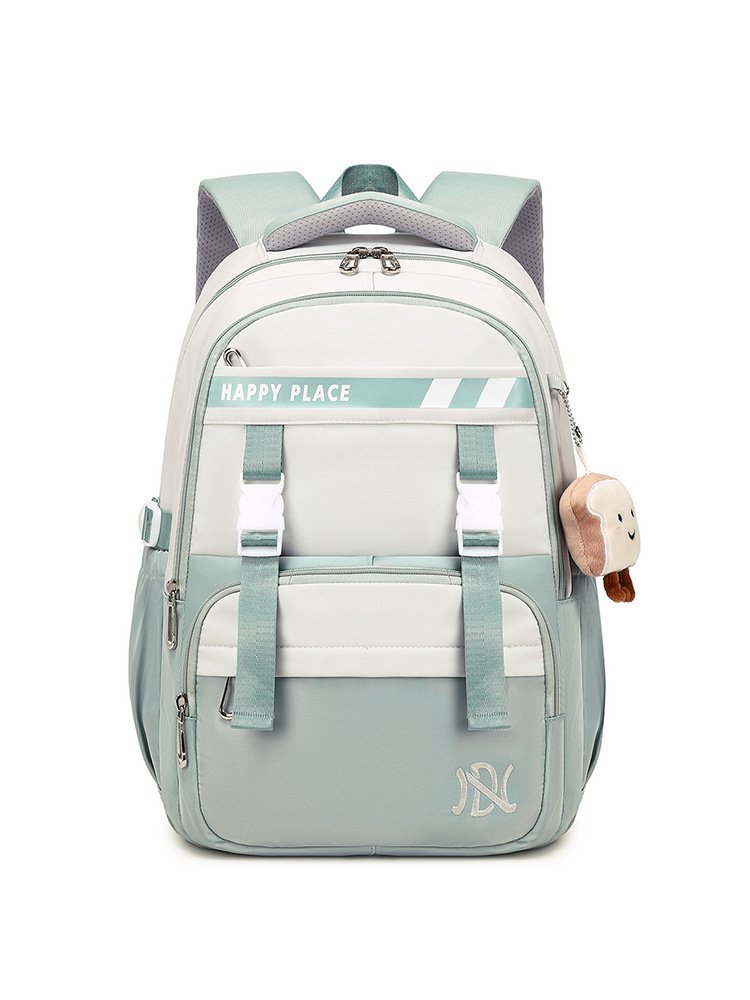 Minimalist Preppy Style Stain-resistant Schoolbag - Image 3