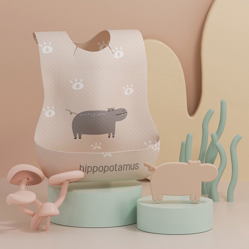 Baby Eating Absorbent Children Wash-free Disposable Bib - Image 3