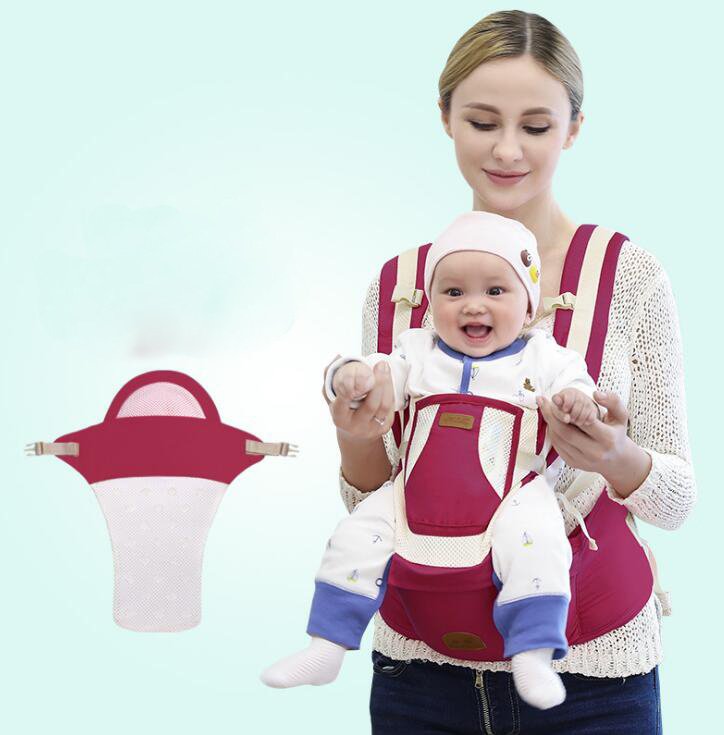 Four Seasons Breathable Multifunctional Baby Carrier - Image 9