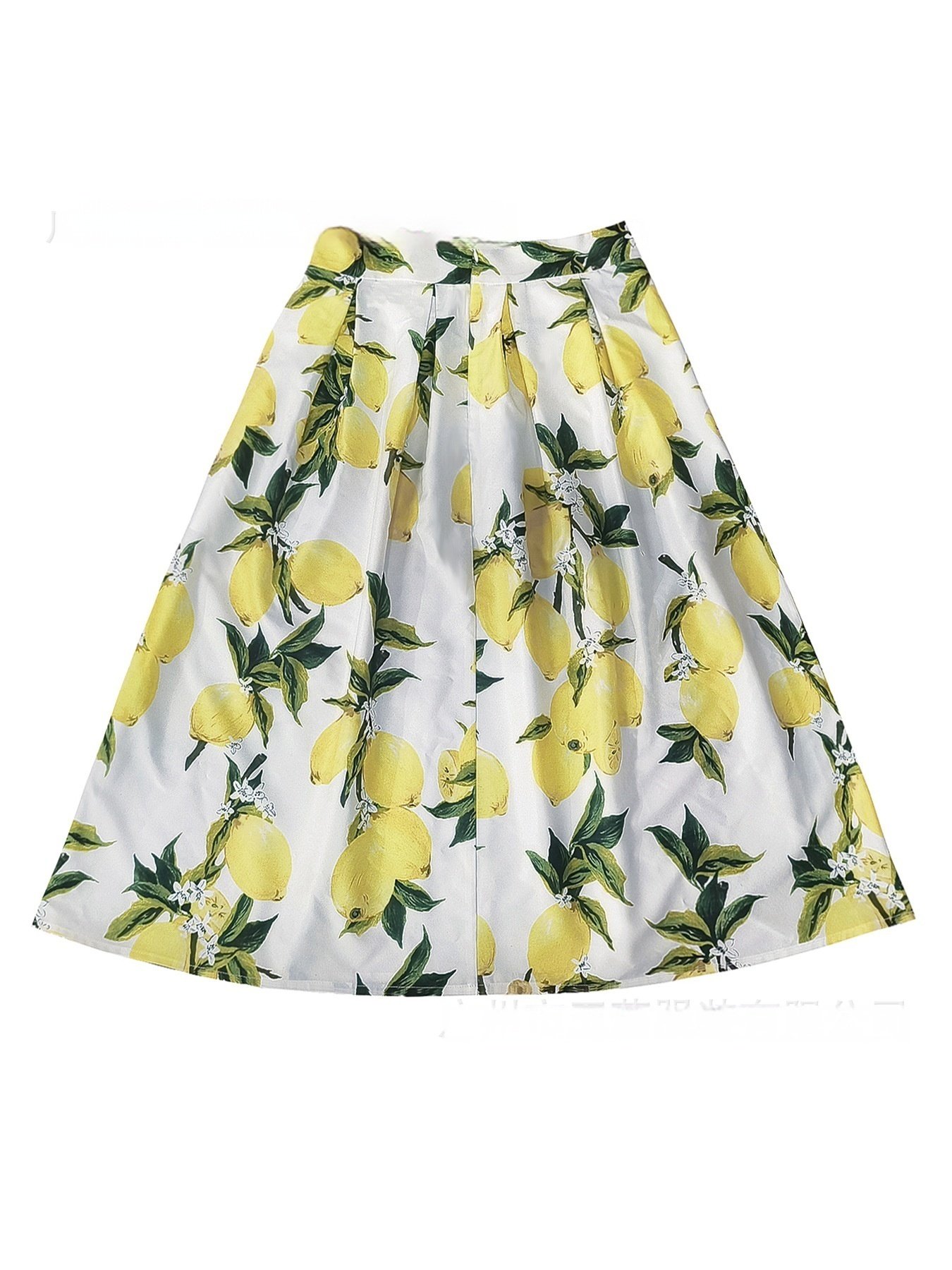 European And American Vintage Printed Floral Skirt - Image 3