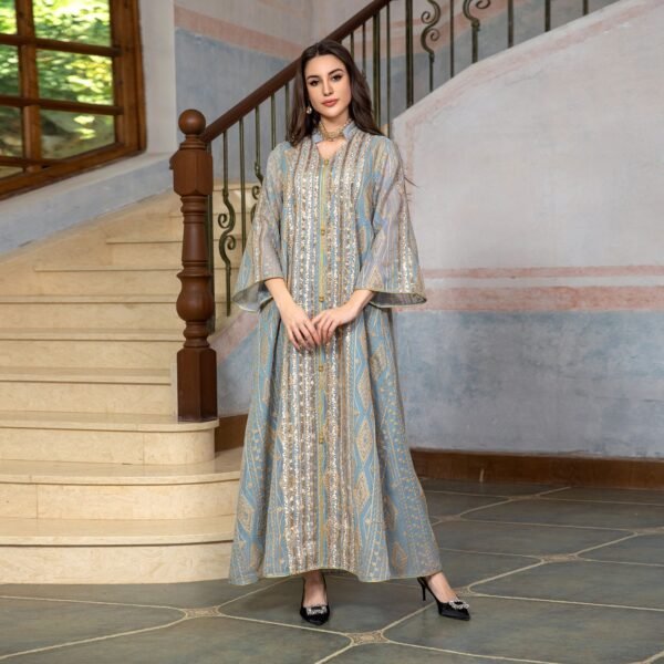 Women's Fashion Dress Dubai Robe - Image 9
