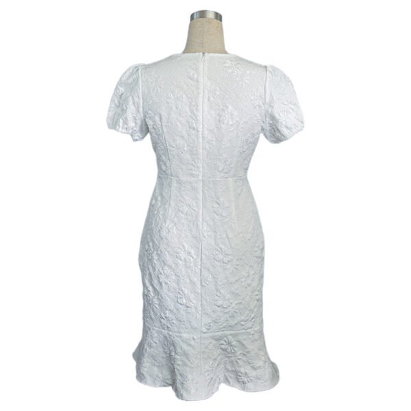 Women's Floral Jacquard Dress - Image 9
