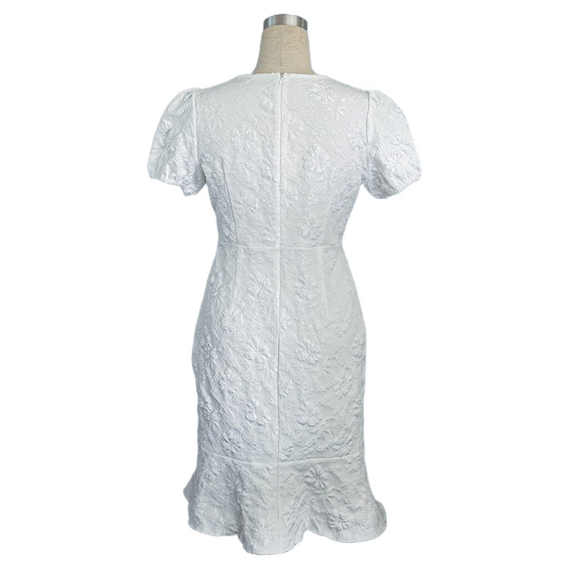 Women's Floral Jacquard Dress - Image 9