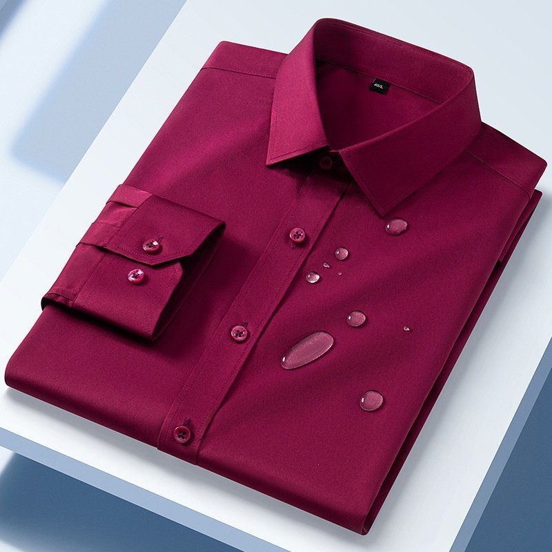 Three-proof Long-sleeved Shirt Men's Clothing - Image 7
