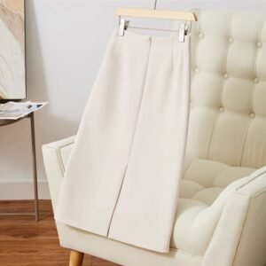 Mid-length Summer Versatile Straight Skirt
