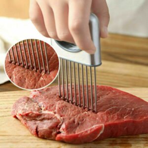 Meat and Onion Holder, Slicer, Vegetable tools, Tomato Cutter, Stainless Steel Kitchen Gadget