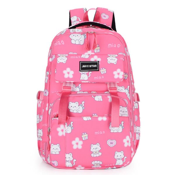 Cartoon Rabbit Pattern Printed Large Capacity Backpack - Image 10