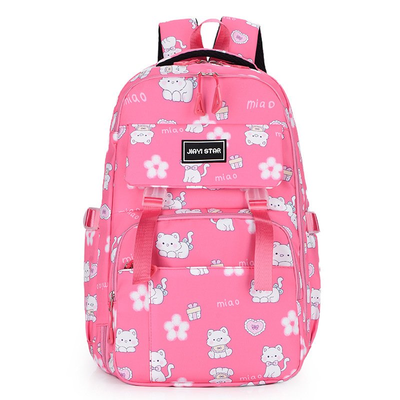 Cartoon Rabbit Pattern Printed Large Capacity Backpack - Image 10