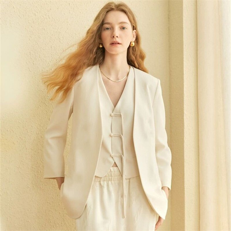 British Style Small Suit Fried Street Top For Women - Image 5