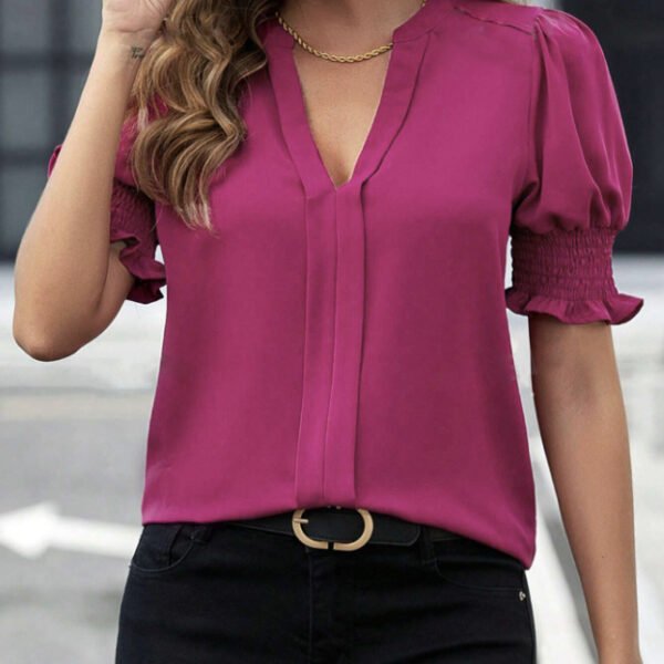 Ladies' Casual Style Lantern Sleeves - Image 3