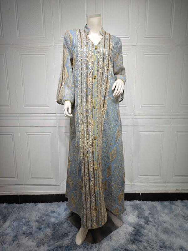 Women's Fashion Dress Dubai Robe - Image 7