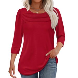 Ladies' Autumn And Winter Round Neck