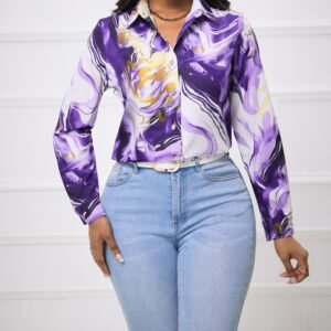 Ladies' Fashionable And Elegant Springsummer Shirt