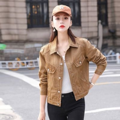 Hong Kong Style Denim Khaki Overalls - Image 3